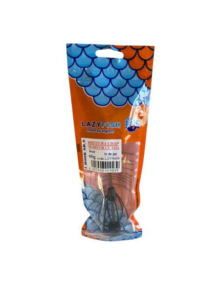 Montura Crap Momitor cu Tija si Fir de par, Lazy Fish
