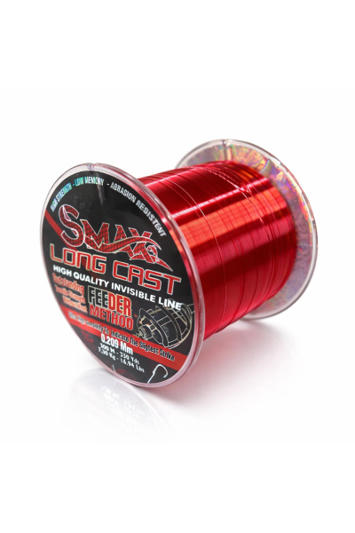 Fir monofilament, Smax Method Feeder Long Cast, Red, 300m