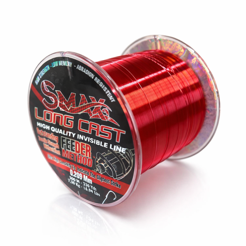 Fir monofilament, Smax Method Feeder Long Cast, Red, 300m