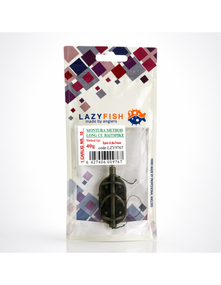 Montura Method cu Tija si Spin, carlig nr.10 Lazy Fish