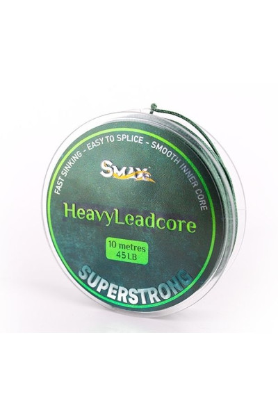 Fir Leadcore, Smax Heavy, Verde, 10m