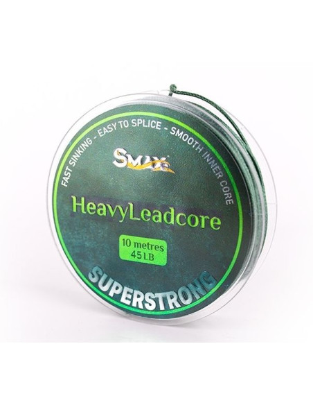 Fir Leadcore, Smax Heavy, Verde, 10m