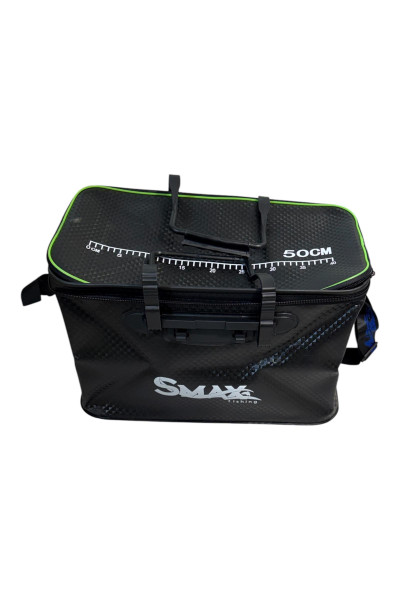 Geantă PVC pentru Accesorii Pescuit Smax Fishing Rezistentă la Apă, 49×28×28 cm, Rigla 50 cm 2