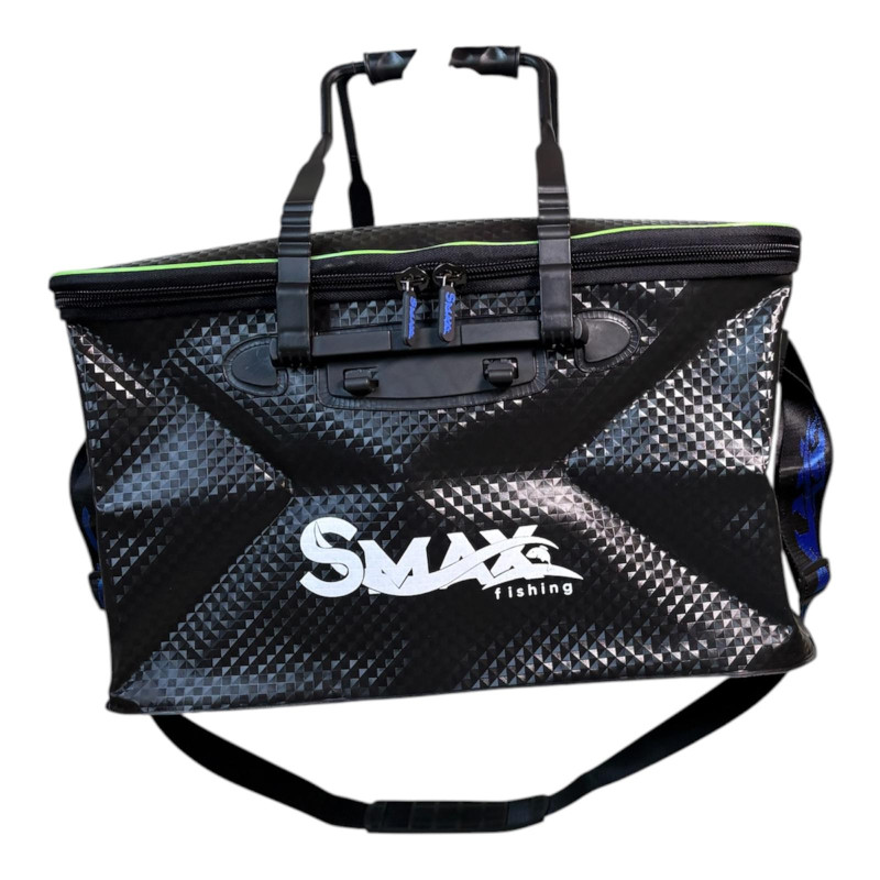 Geantă PVC pentru Accesorii Pescuit Smax Fishing Rezistentă la Apă, 49×28×28 cm, Rigla 50 cm