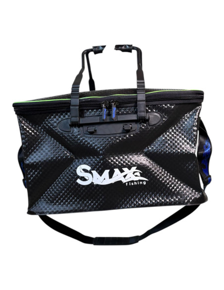 Geantă PVC pentru Accesorii Pescuit Smax Fishing Rezistentă la Apă, 49×28×28 cm, Rigla 50 cm