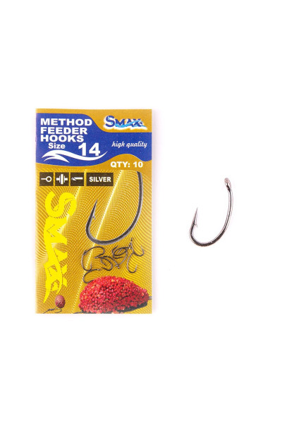 Carlige cu ochet Method Feeder Smax 10buc./plic