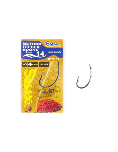 Carlige cu ochet Method Feeder Smax 10buc./plic