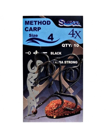 Carlige Smax Method Carp, 10 buc/plic