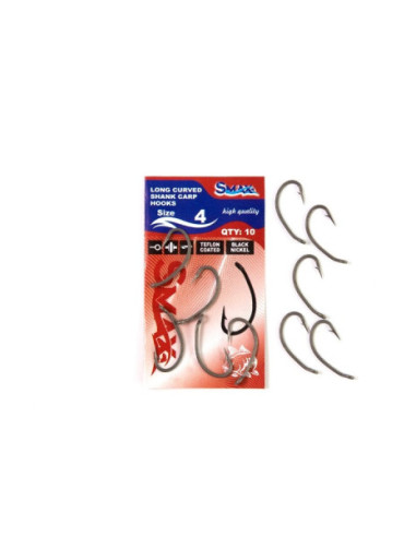 Carlige Smax Curve Shank, 10buc/plic