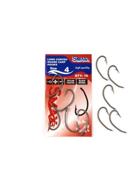 Carlige Smax Curve Shank, 10buc/plic