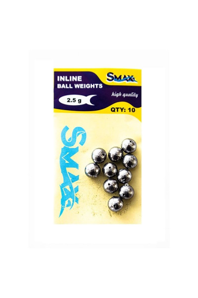 Plumb in-line Smax Ball, diverse gramaje