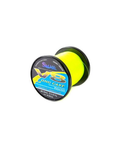 Fir Monofilament Smax V8 Long Cast Yellow 1200m
