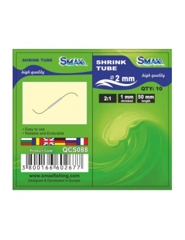 Tub termocontractibil SHRINK TUBE SMAX 2mm, 10 buc./plic