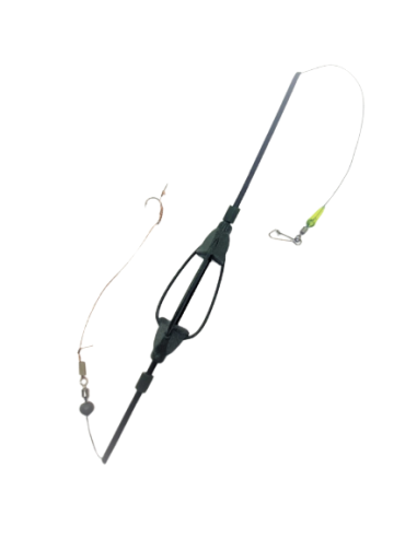 Montura Smax Momitor Feeder Crap cu Spin  Nr.8/35gr