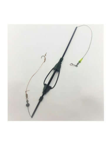 Montura Smax Momitor Feeder Crap cu Spin  Nr.8/35gr