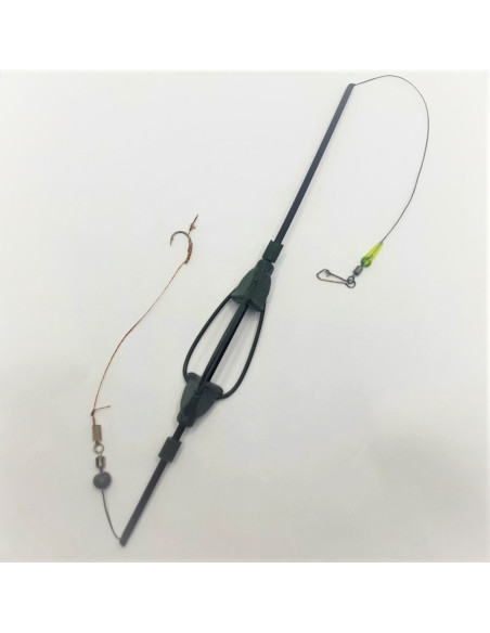 Montura Smax Momitor Feeder Crap cu Spin  Nr.8/35gr