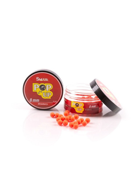 Pop-up Fluo Smax Strawberry 8mm