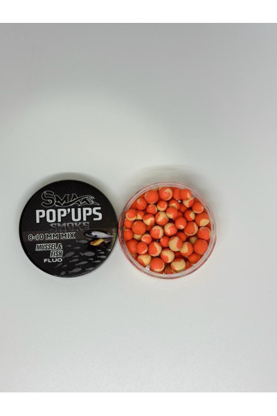 Pop-up Fluo Mix 8-10 mm Mussle & Fish