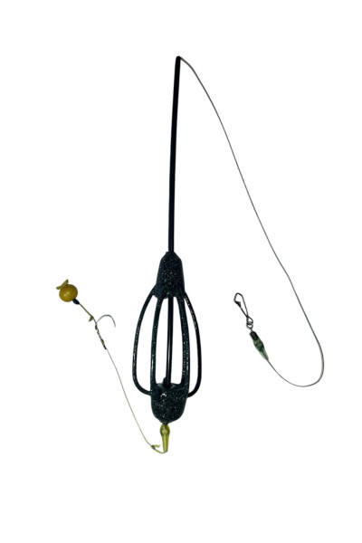 Montură pescuit crap cu momitor și fir de păr – SMAX 2