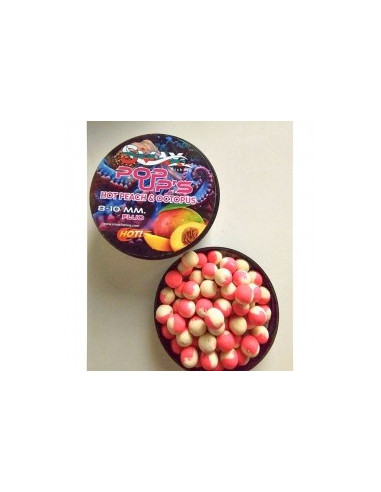 Pop-up Fluo mix 8-10mm Hot Peach & Octopus