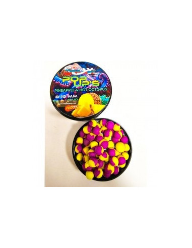 Pop-up Fluo mix 8-10mm Pineapple & Hot Octopus