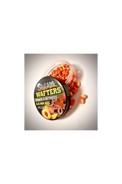 Wafter Fluo Mix Smax 6-8mm Peach & Octopus