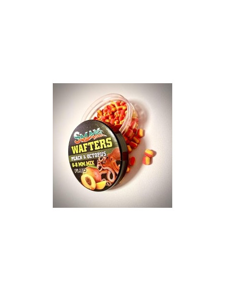 Wafter Fluo Mix Smax 6-8mm Peach & Octopus