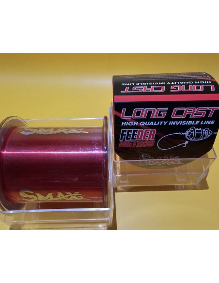Fir monofilament, Smax Method Feeder Long Cast, Red, 300m