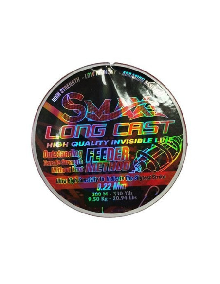 Fir monofilament, Smax Method Feeder Long Cast, Red, 300m