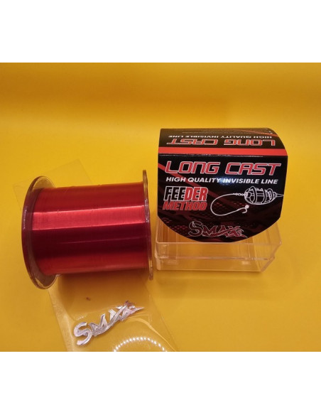 Fir monofilament, Smax Method Feeder Long Cast, Red, 300m