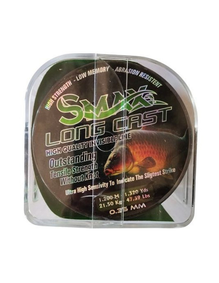 Fir Monofilament Smax, 3D, Long Cast, Camo, 1200m
