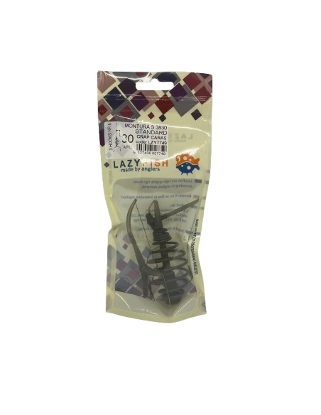 Montura pescuit standard crap si caras, arc 30g, 3 carlige Nr.8 - S3830