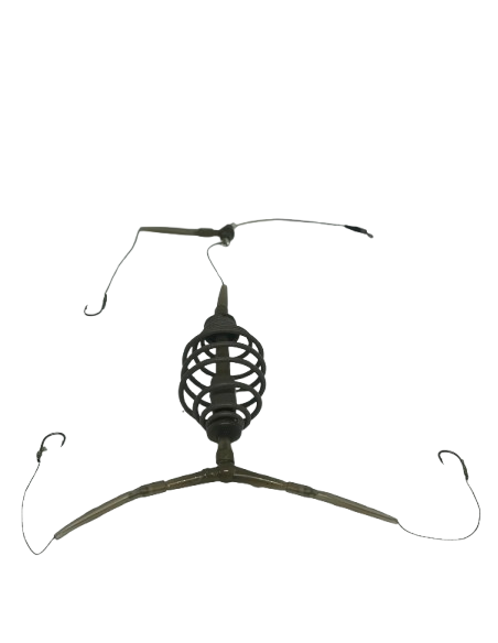 Montura pescuit standard crap si caras, arc 30g, 3 carlige Nr.8 - S3830