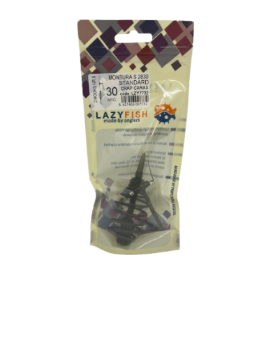 Montura pescuit standard crap si caras, arc 30g, 2 carlige Nr.8