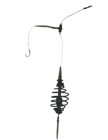 Montura pescuit standard crap si caras, arc 30g, 2 carlige Nr.8