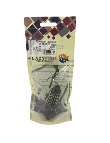 Montura pescuit crap/caras, momitor 50g, 2 carlige Nr.8, fir de par, Leadfree 35LB - CHA2850