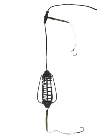 Montura pescuit crap/caras momitor 50g, 2 carlige NR.8 / Leadfree 35LB - CA2850