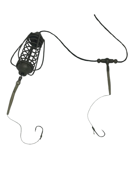 Montura pescuit crap/caras momitor 50g, 2 carlige NR.8 / Leadfree 35LB - CA2850