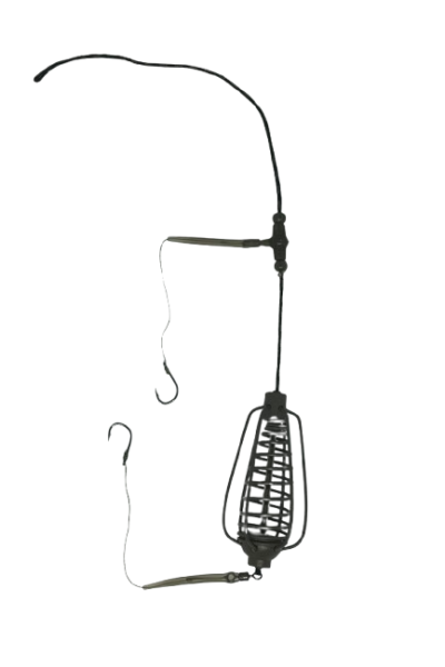 Montura pescuit crap/caras momitor 40g cu 2 carlige Nr.6 – Lazy Fish CA2640