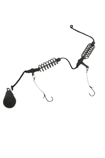 Montura pescuit crap/caras 2xarc 40g cu 2 carlige Nr.8 – Lazy Fish KL2840 Super