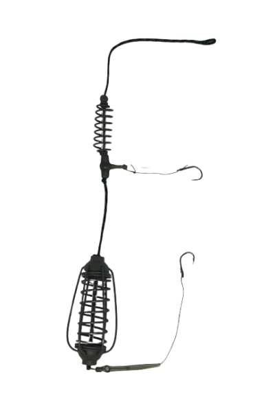 Montura pescuit universala crap/caras momitor x2 50g cu 2 carlige Nr.6 – Lazy Fish KA2650