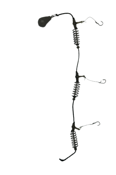 Montura pescuit crap/caras 3xarc 40g cu 3 carlige Nr.8 – Lazy Fish KL3840 Super