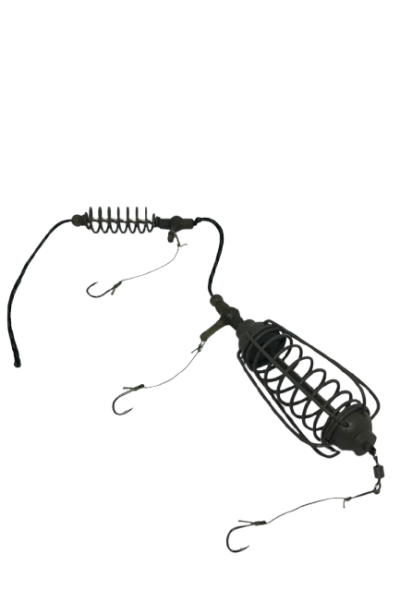 Montură pescuit crap/caras 50g cu 3 cârlige Nr.8 – Lazy Fish AL3850 Mega 2