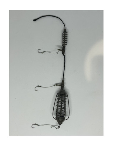 Montură pescuit crap/caras 50g cu 3 cârlige Nr.8 – Lazy Fish AL3850 Mega