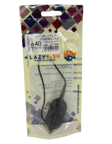 Montură pescuit crap Method in-line 40g – Lazy Fish CHFA1840