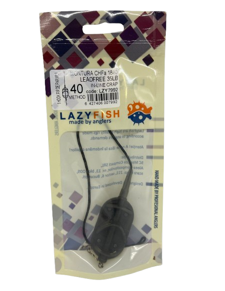 Montură pescuit crap Method in-line 40g – Lazy Fish CHFA1840