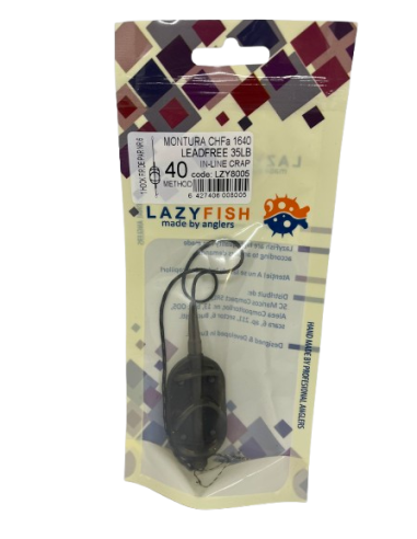 Montură pescuit crap Method in-line 40g – Lazy Fish CHFA1640