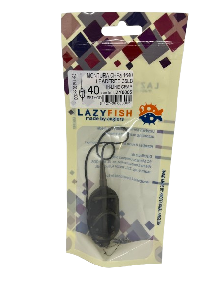 Montură pescuit crap Method in-line 40g – Lazy Fish CHFA1640