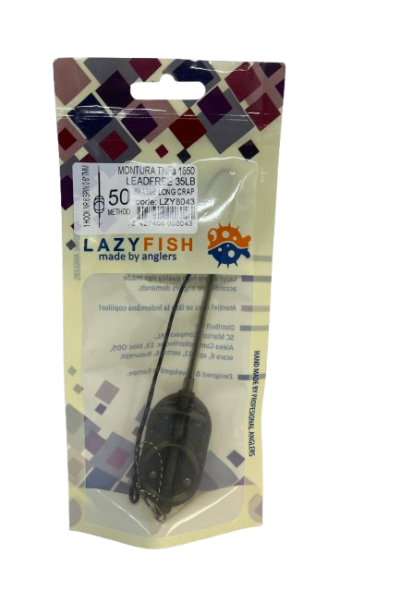 Montură pescuit crap Method in-line long 50g , spin – Lazy Fish TNFA1650 2