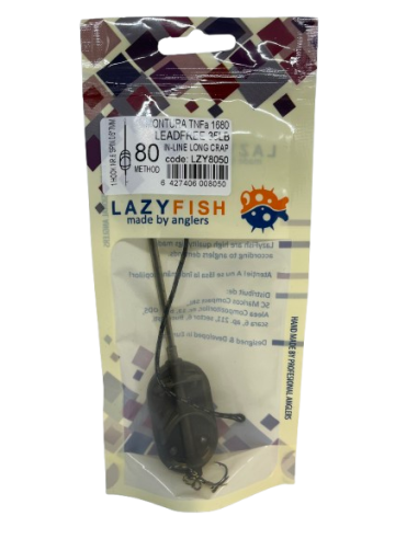 Montură pescuit crap Method in-line long 80g – Lazy Fish TNFA1680